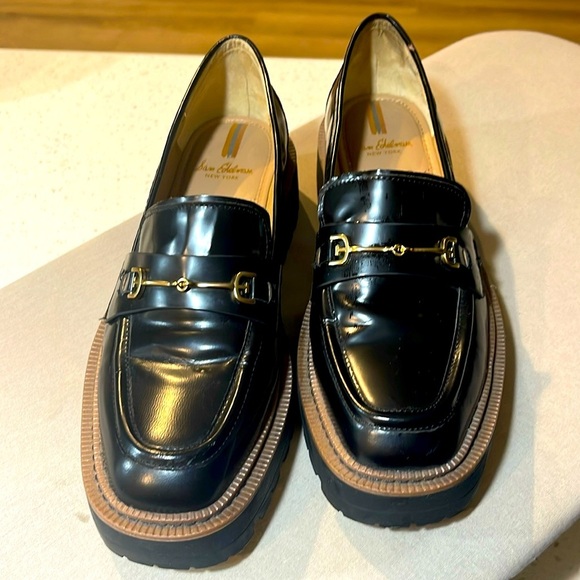 SAM ELDMAN Black flats/loafers, size 9, gently used - Picture 2 of 5